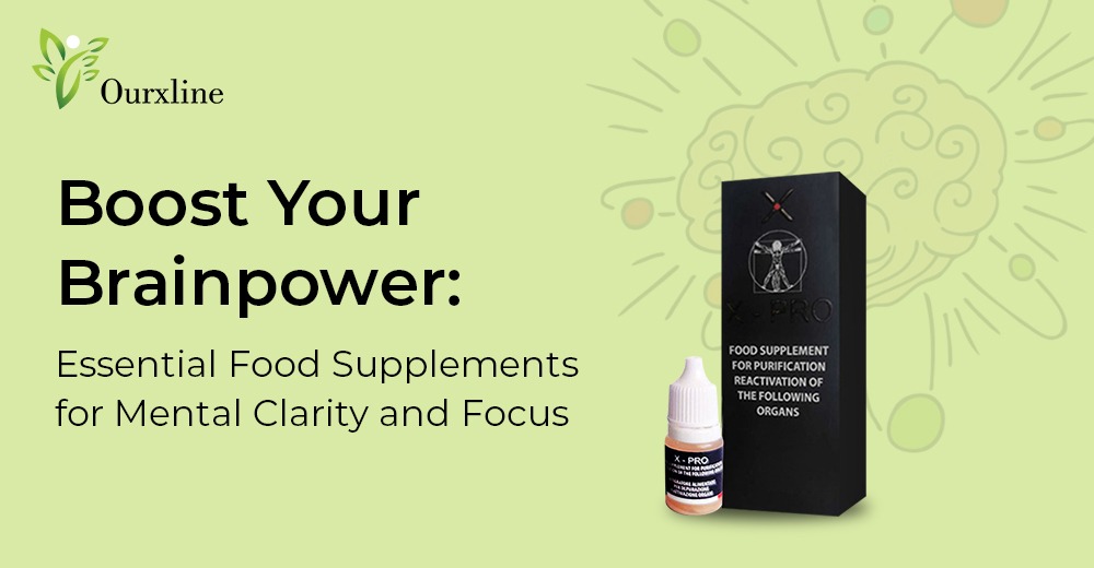 Boost Your Brainpower: Essential Food Supplements for Brain Booster, Mental Clarity and Focus.